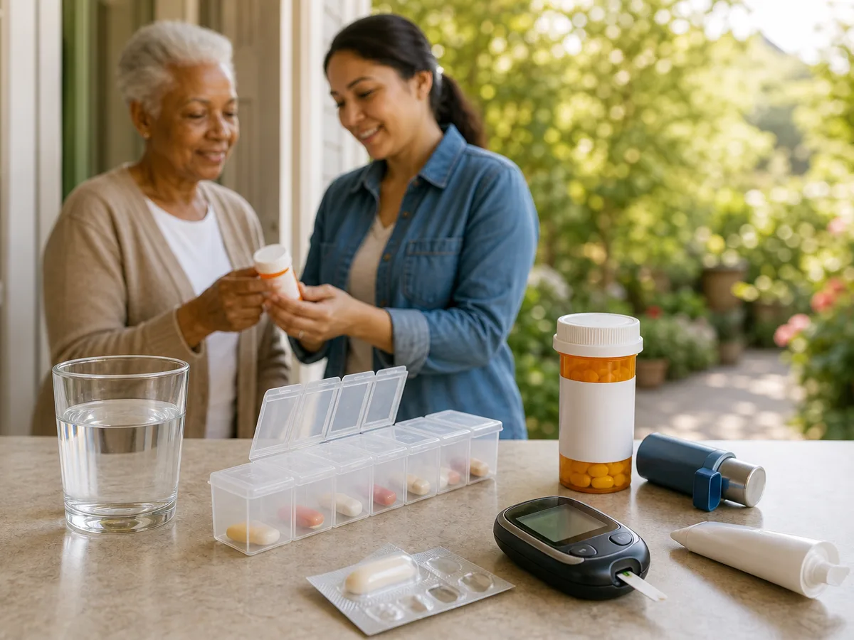 Cueing and Coaching: Medication Assistance for Senior Care Professionals